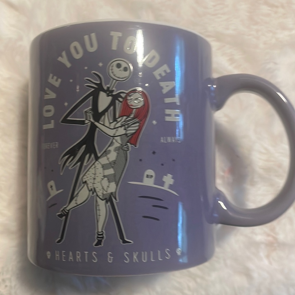 The Nightmare Before CHRISTMAS Gothic Love You to Death Mug (Disney) 20oz